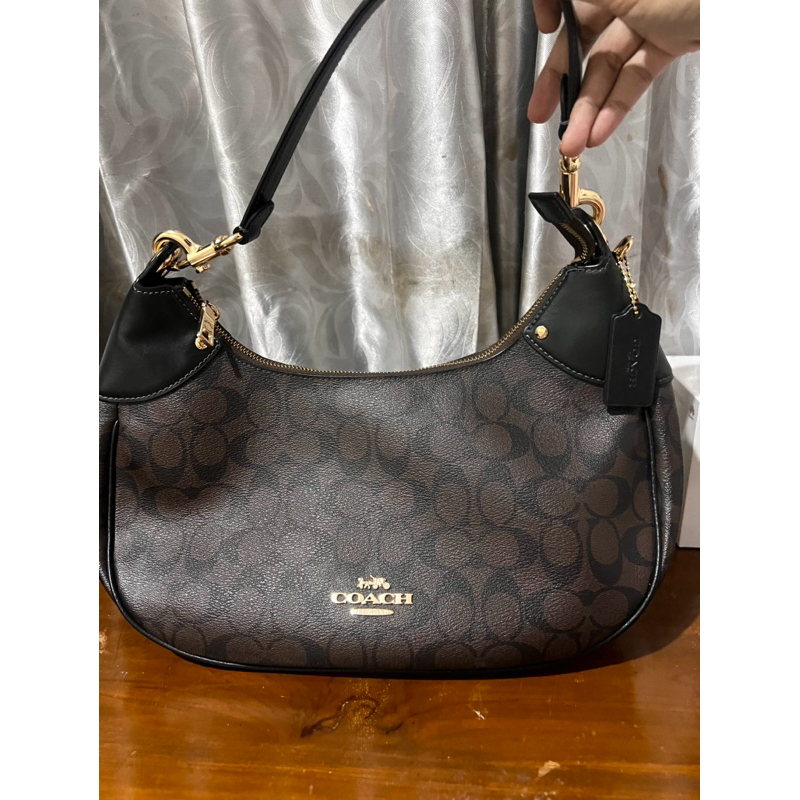 preloved coach signature mara hobo Brown