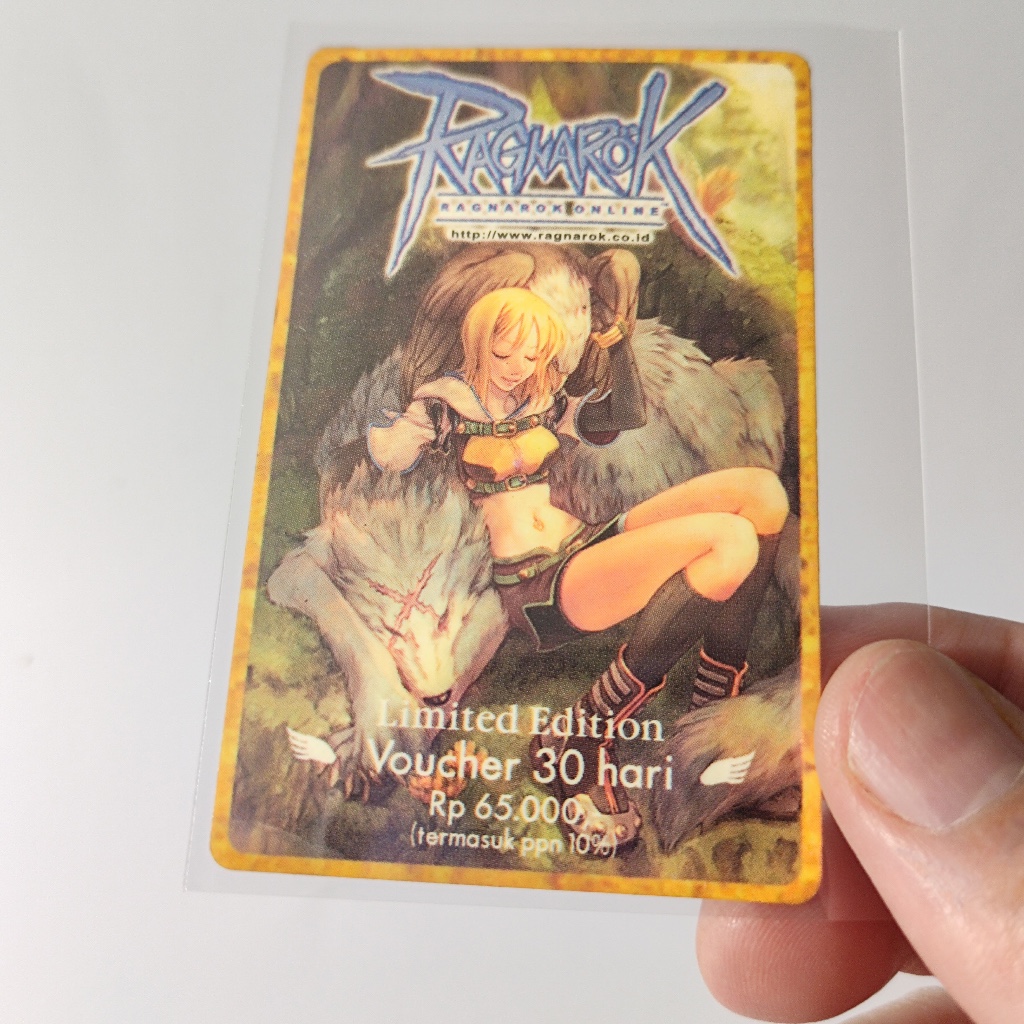 Voucer Game Ragnarok Online – Kartu Fisik Bekas untuk Koleksi Nostalgia – Limited Edition