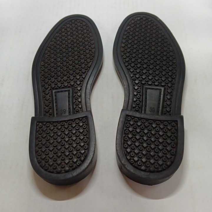 Sol Sepatu Outsole Pantofel PDH Pria TNI AL POLRI Perawat ABRI size 38 s/d 43 - Shoes TPR Hitam 7059