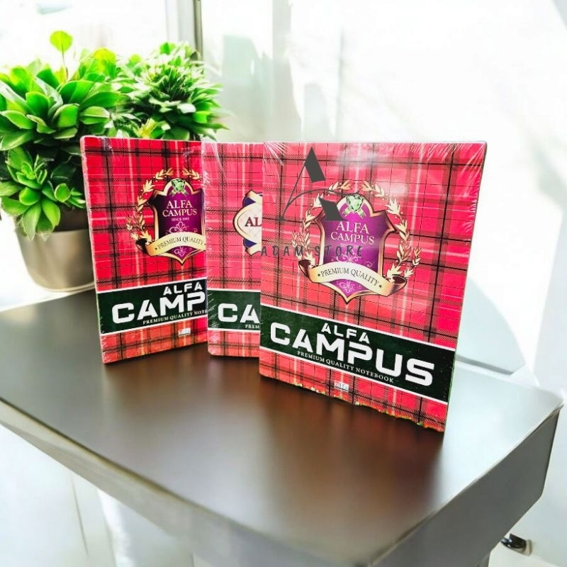

buku tulis ALFA CAMPUS 58 lembar isi 10 pcs buku ukuran kwarto/buku tulis biasa