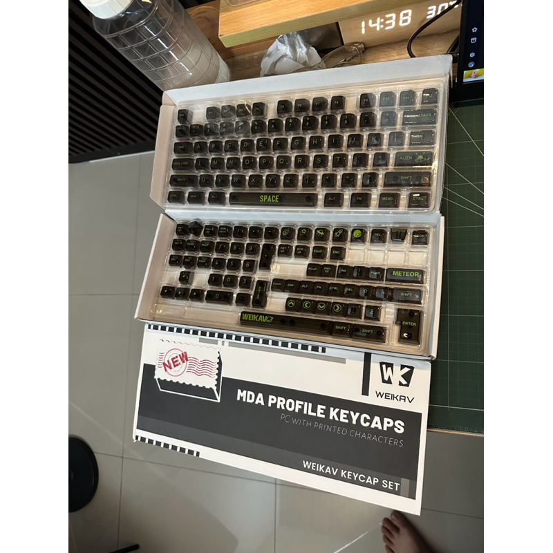 keycaps weikav Transparan black