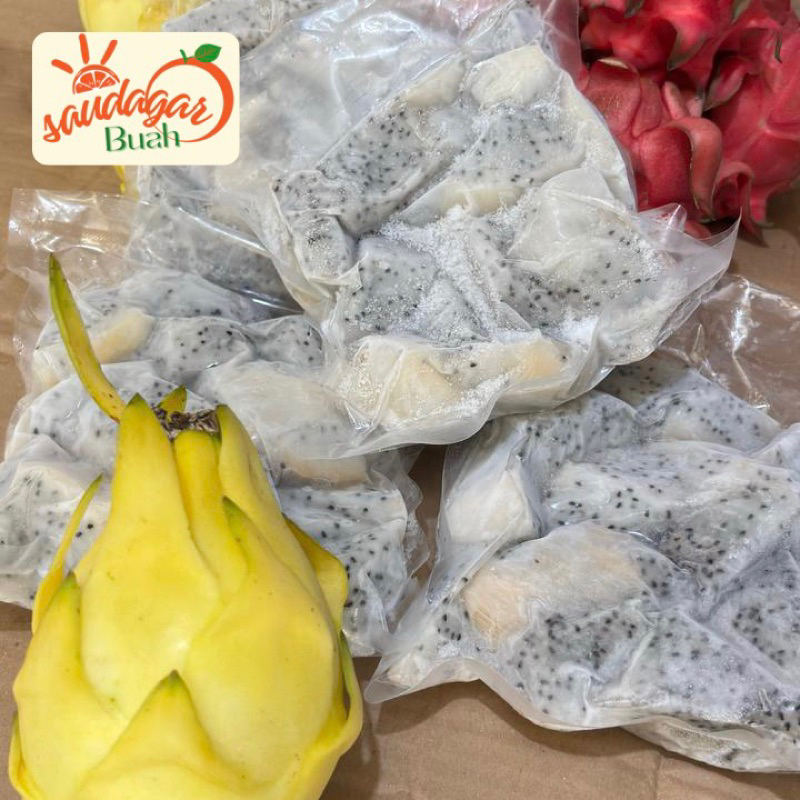 

BUAH NAGA PUTIH FROZEN FRESH DAGING BUAH NAGA PUTIH