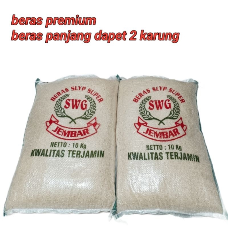 

beras panjang premium isi 20 kg/ beras premium
