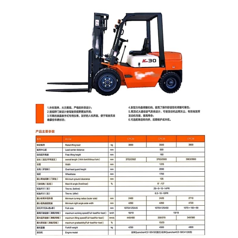 Forklift Barang 3 Ton Diesel