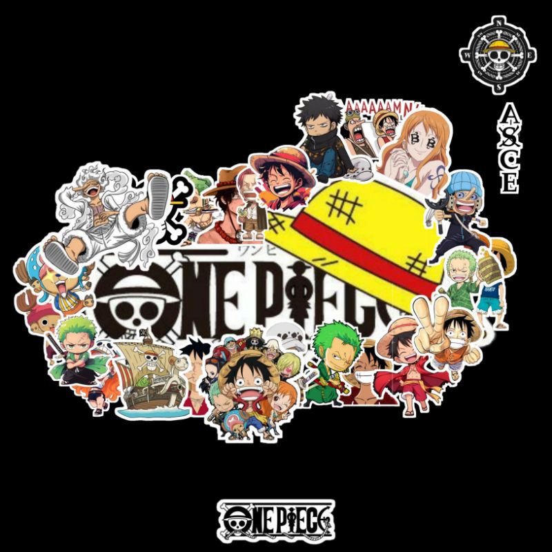 

STICKER AESTHETIC TEMA ONEPICE PART 2 COCOK BUAT CASE, LAPTOP, TUMBLER,DLL.