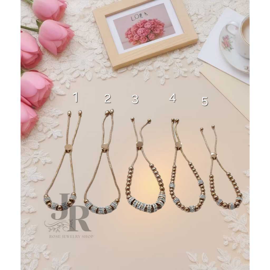 Gelang serut titanium gelang wanita