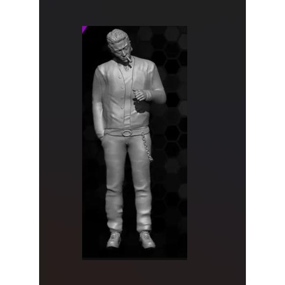 Miniature Figure CROWS ZERO Genjo Takiya 1/64 HO diorama for diecast POPRACE INNO TARMAC MiniGT