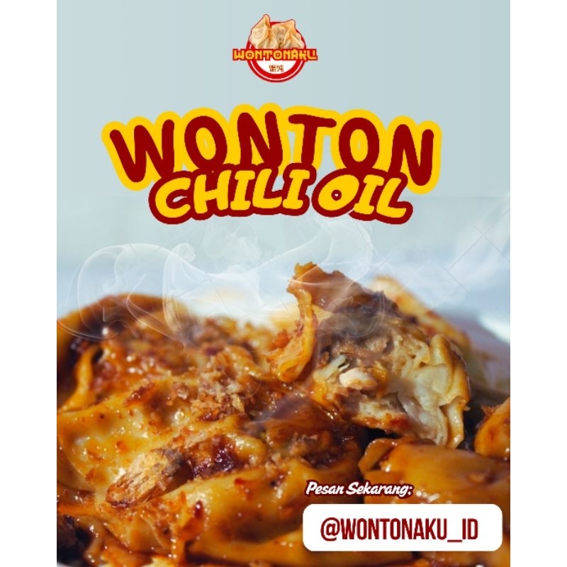 

Wonton chili oil by wontonaku | enak bikin nagih