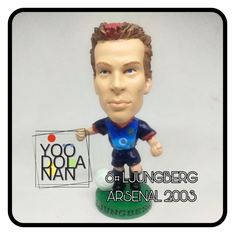 8# LJUNGBERG - ARSENAL 2003 CORINTHIAN PROSTARS FIGURE PEMAIN BOLA