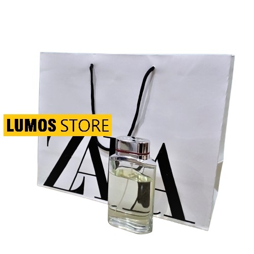

Paper Bag putih Zara Aesthetic Premium tebal 2 Sisi