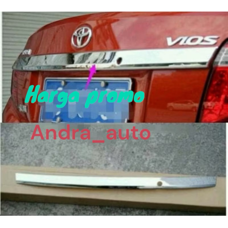 trunklid garnis chrome vios limo gen3