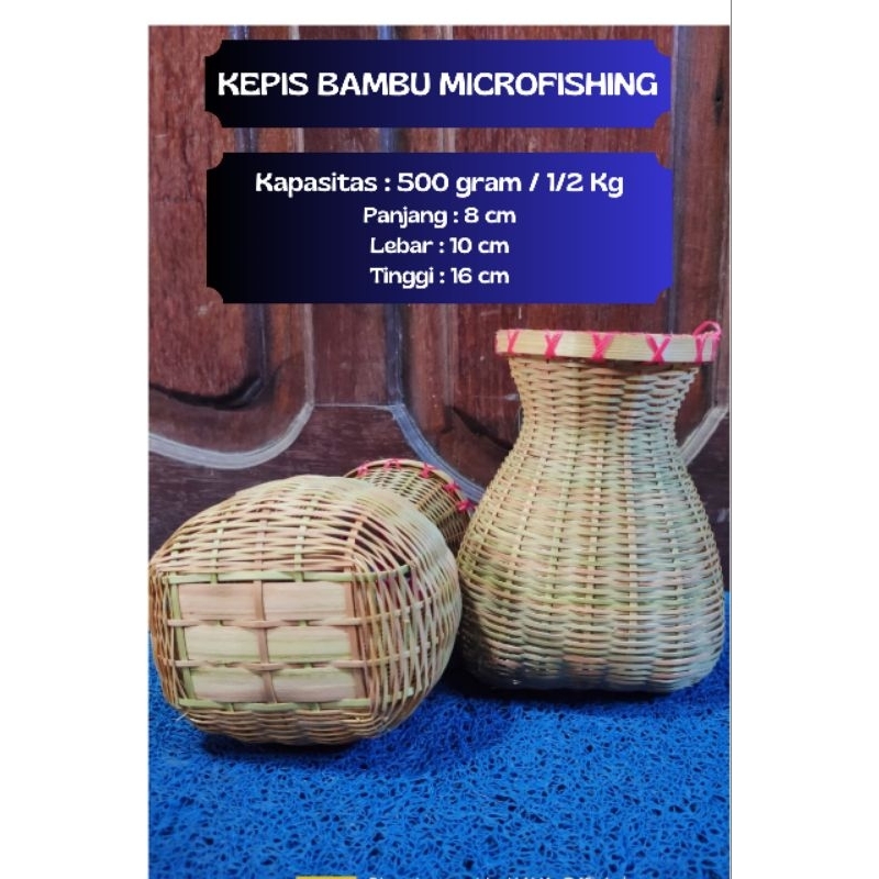 Kepis Ikan bahan BAMBU (READY STOK)