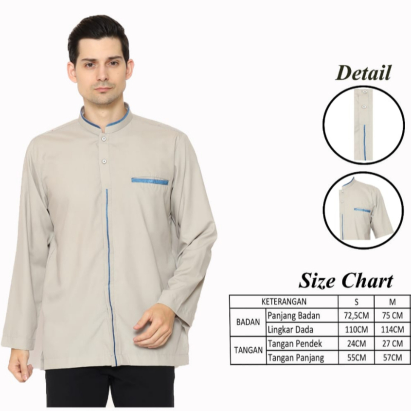 BAJU KOKO AL LUTHFI MODEL TERBARU Lengan Panjang