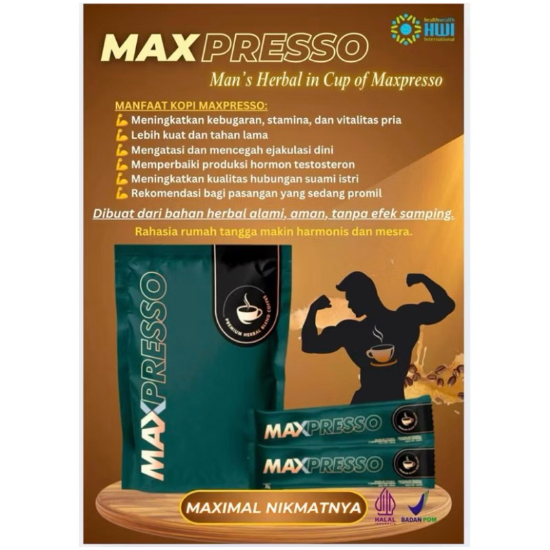 

MAXPRESSO HWI || Maxpresso Coffee Kopi Arabica untuk stamina pria
