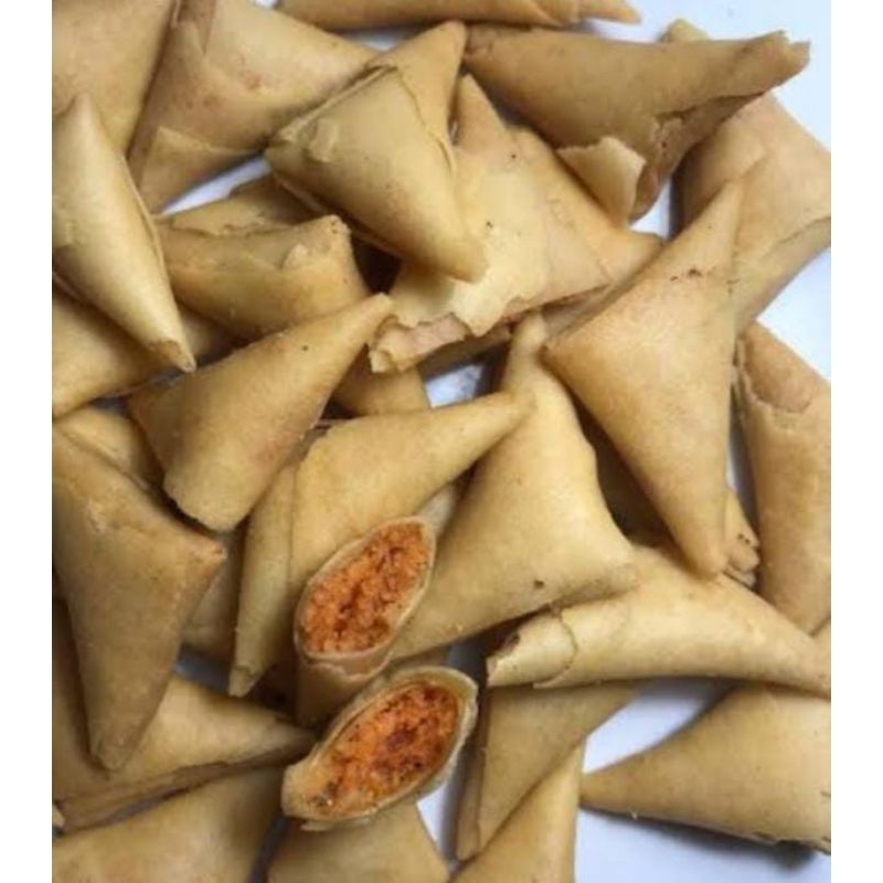 

[MURAH] SAMOSA ISI ABON UDANG 500 GRAM BISA COD / CEMILAN GURIH / ISIAN TOPLES