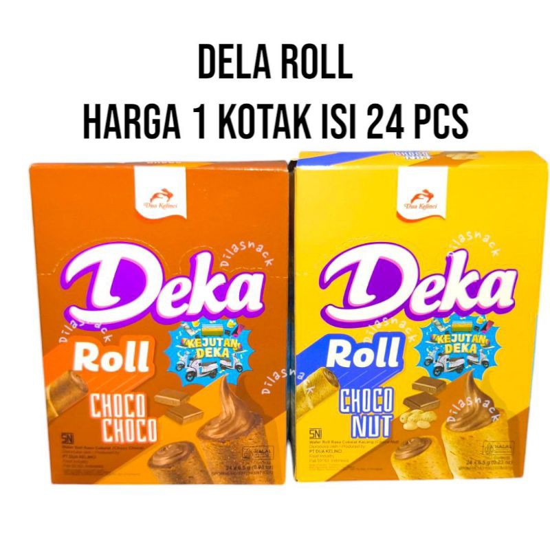 

Deka wafer Roll chocochoco 1 box isi 24 pcs dk astor choconut dua kelinci wafer stick choco choco astor choco nut