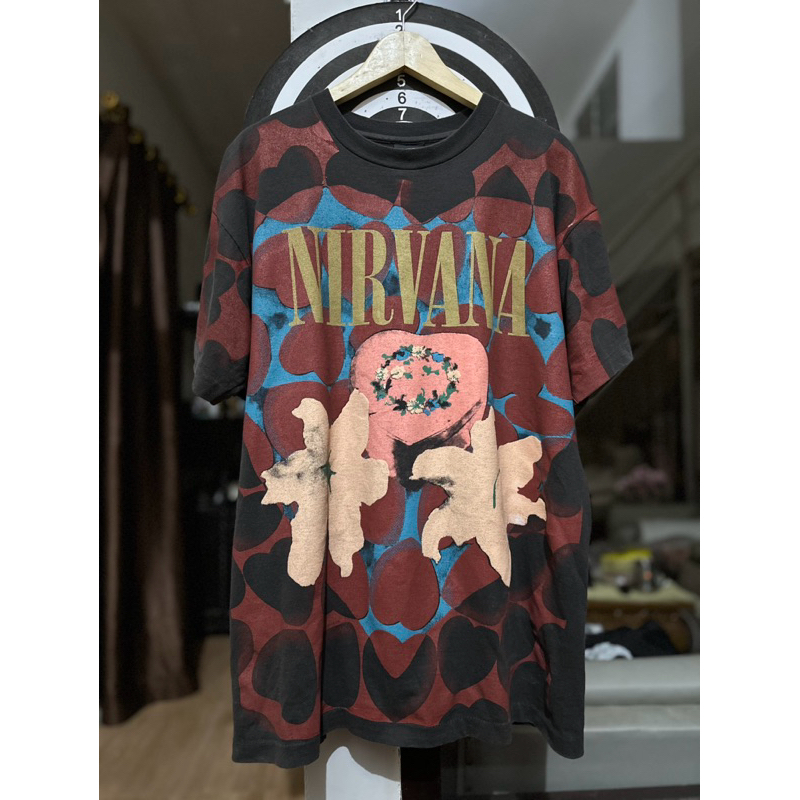 Nirvana Heart Shaped Box Vintage T-Shirt