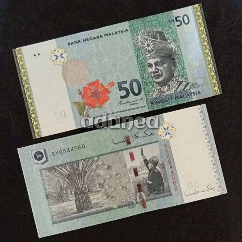 Uang Asing Malaysia Ringgit Pecahan 50 Ringgit