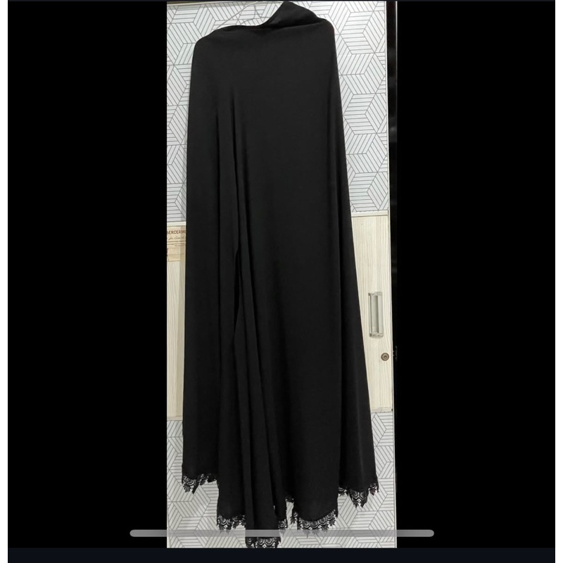 preloved khimar nonpad bolong tangan