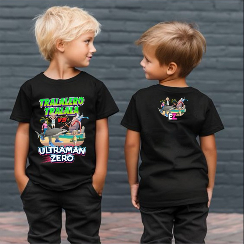 Kaos Anomali Hiu Tralalero Tralala Vs Ultraman Upin Ipin