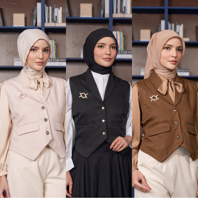 VIVIENNE VEST Wearingklamby MURAH ORIGINAL BY WEARINGKLAMBY