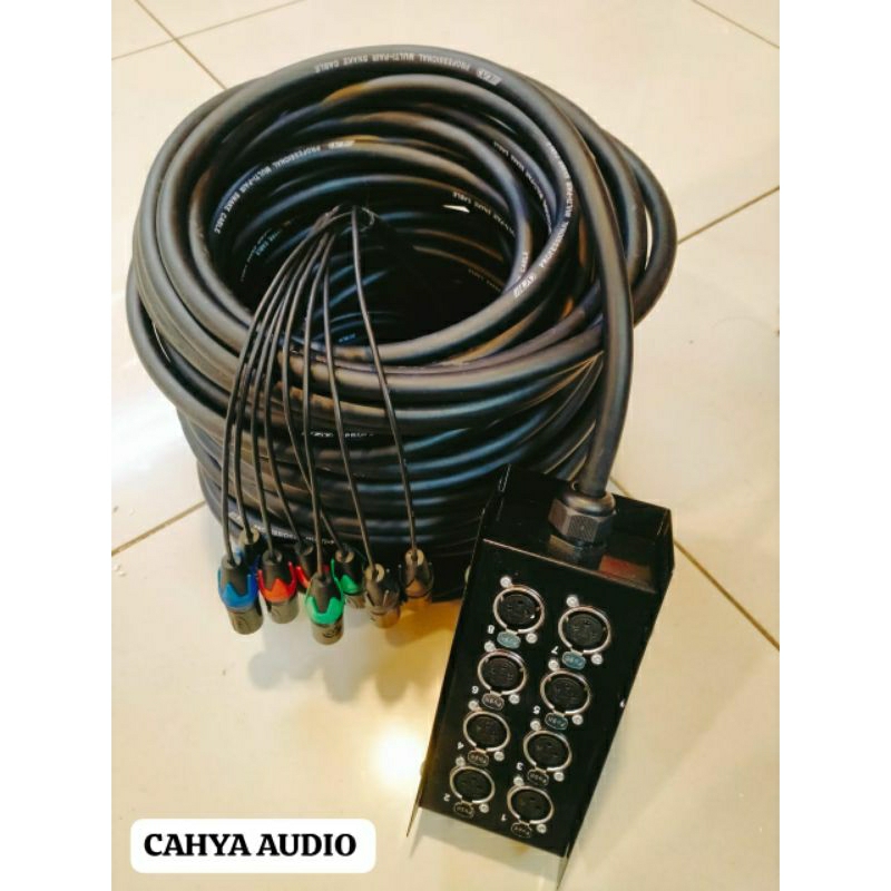 Snake kabel 8chanel 8 input Panjang 50Meter Snek kabel 8output