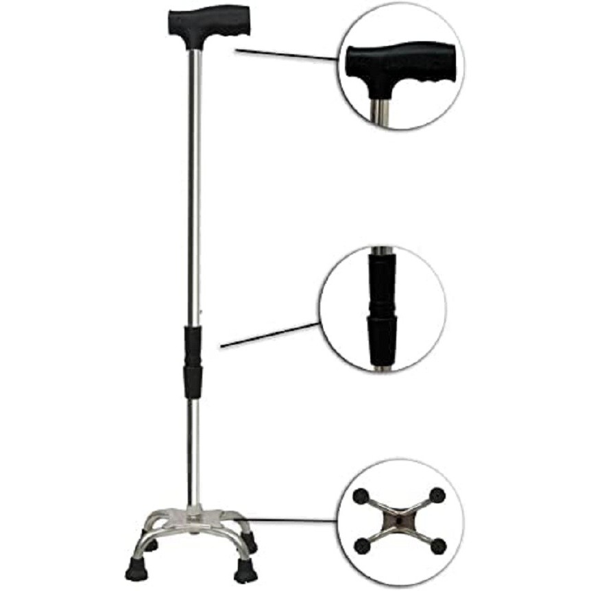 Tongkat 3 Kaki Alat Bantu Jalan Adjustable - Tongkat Lansia Kaki 3