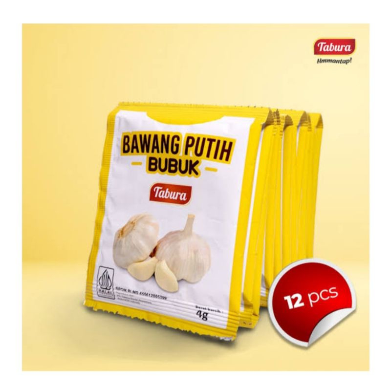 

tabura bawang putih bubuk/bumbu masak/bumbu bubuk/baput/bawang putih renceng/bawang putih renteng/tabura/tabura baput 4g