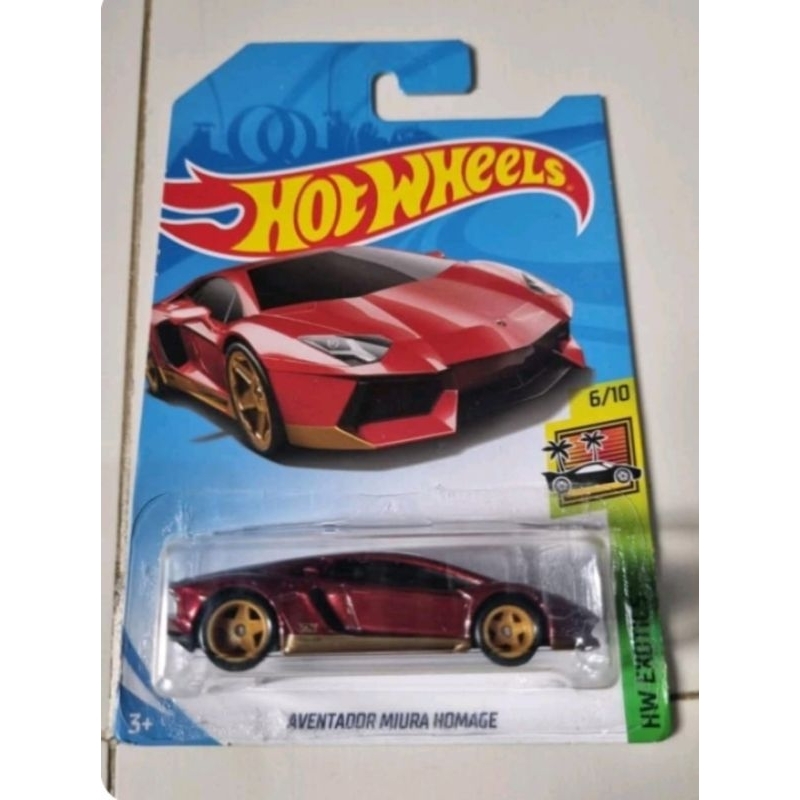 Hot wheels ths lambo miura red bubble (Tidak sempurna)