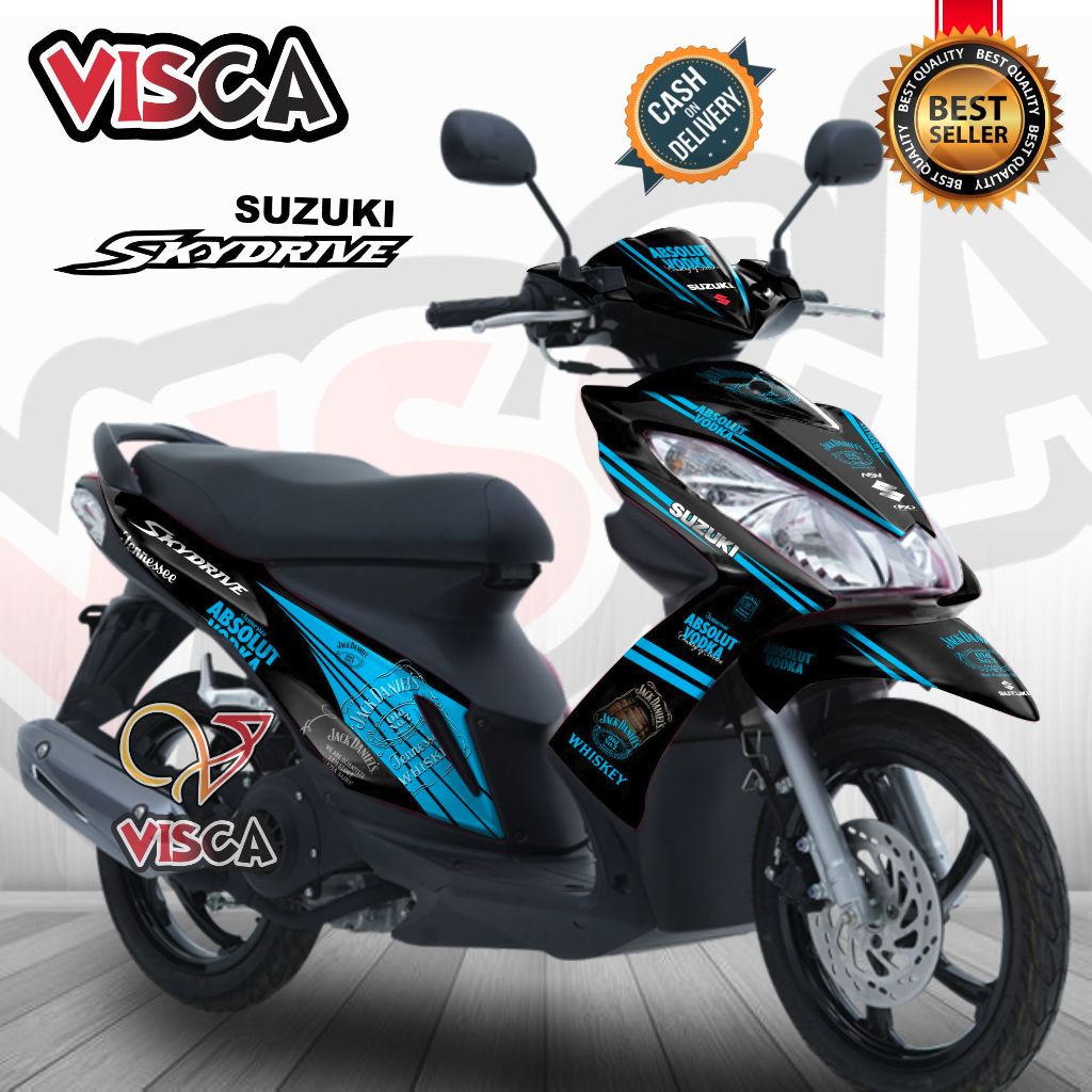 Decal Skydrive 125 Full Body Stiker Skydrive 125 Full Body Striping Skydrive 125 JACK.D