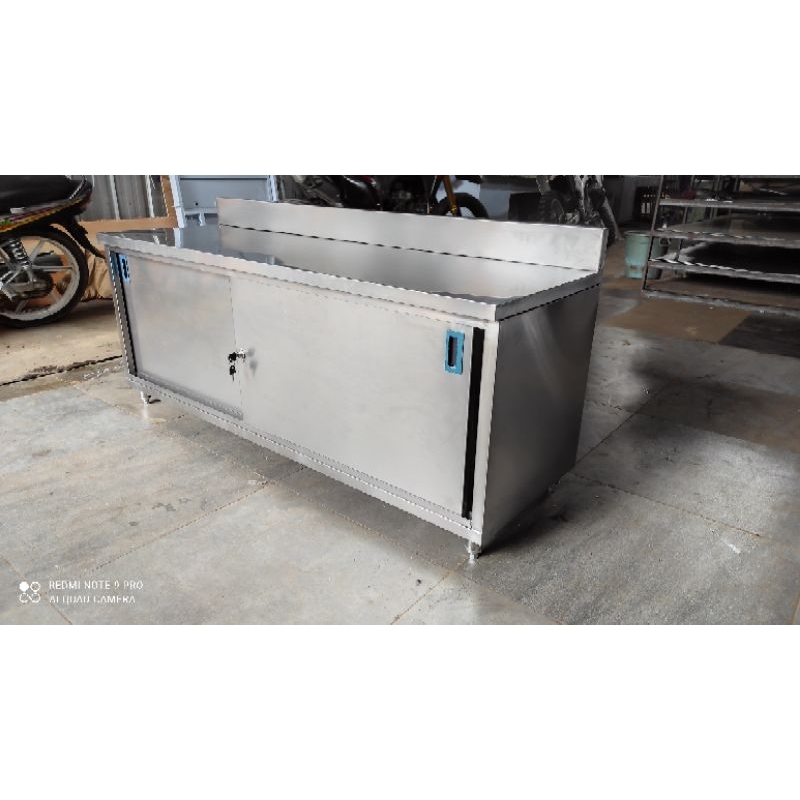 meja kabinet stainless dapur/meja dapur