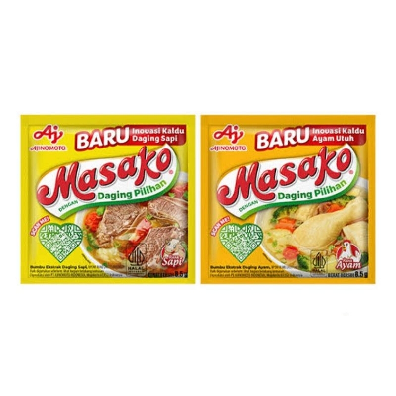 

MASAKO SASET 8.5 gram ( 1 KARTON) ISI isi 720 pcs