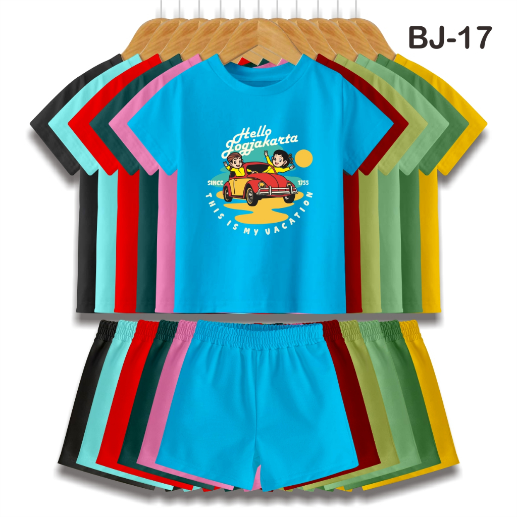 souvenir oleh oleh yogyakarta kaos setelan baju jogja malioboro anak anak