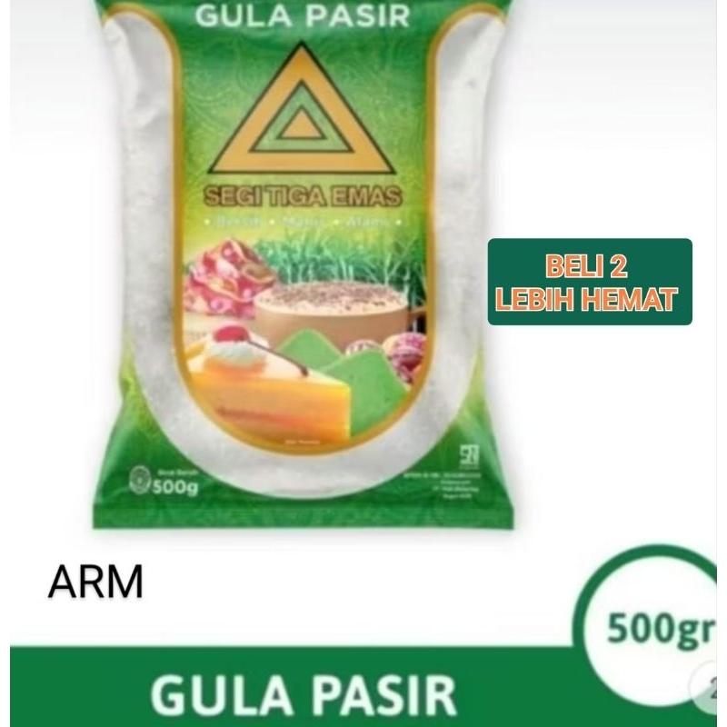 

Gula Pasir Segitiga Emas 500gr/0.5kg