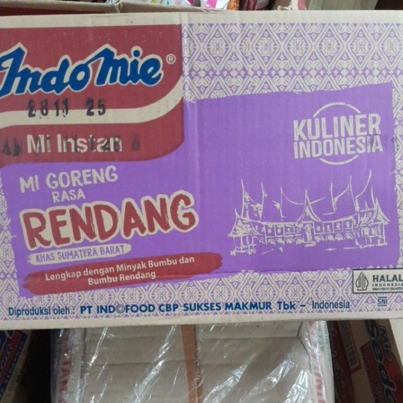

Indomie Rendang Khas Sumatera Barat