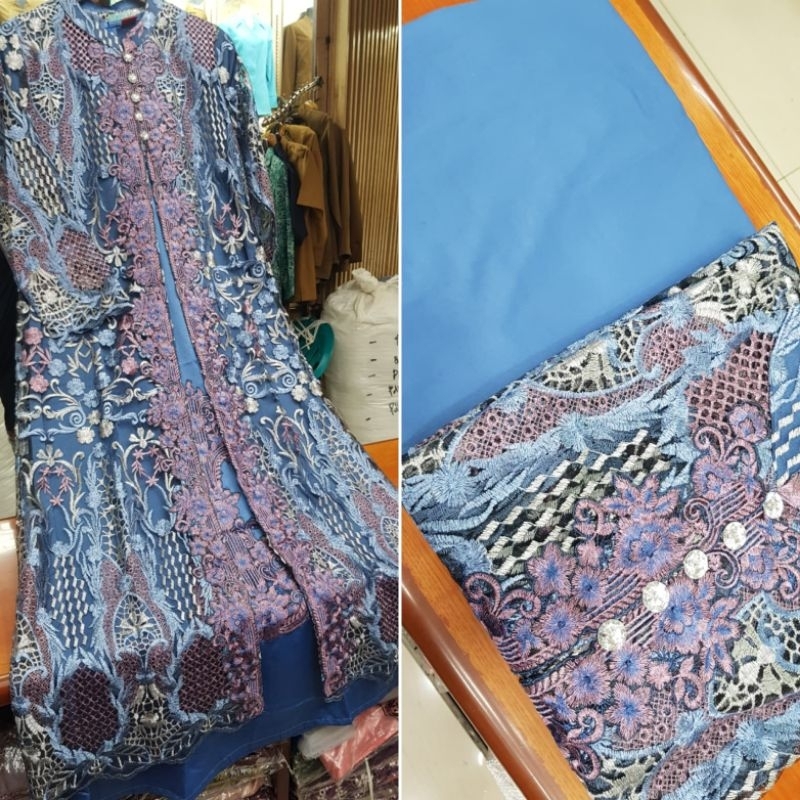 Gamis Cardigan Brukat Andjani Original Butik