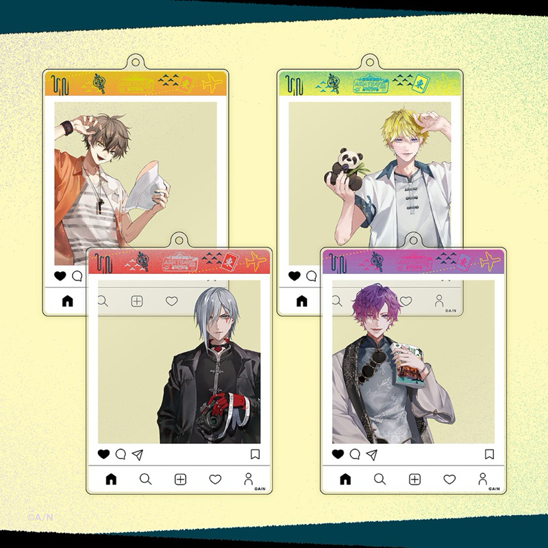 [PO] Noctyx Asia Travel 2023 Acrylic Keychain