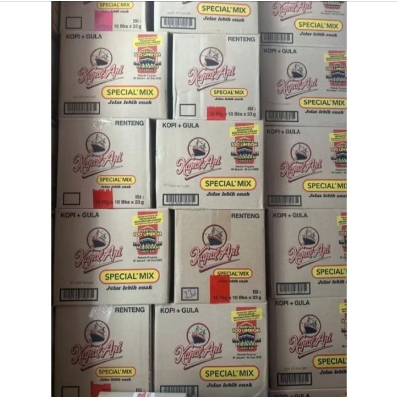 

Kapal api special mix satu dus