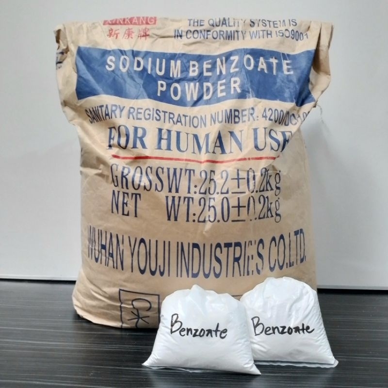 

Bubuk Pengawet Benzoat Repack | 1kg |500gr | 250gr | [ Original ]