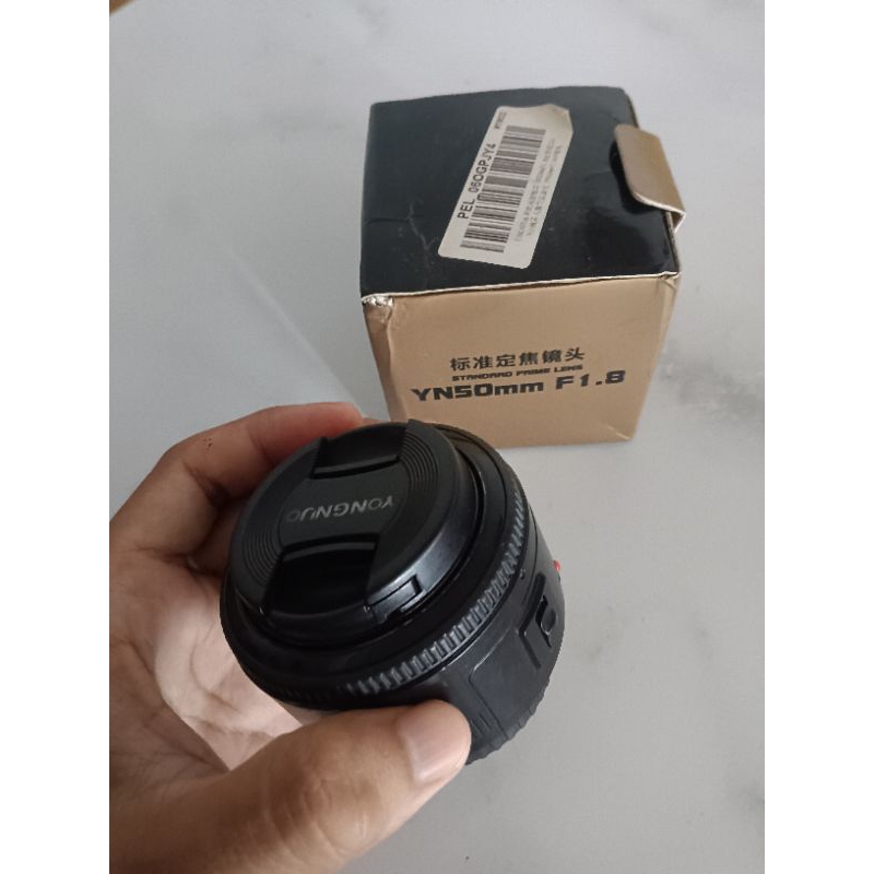 Lensa Fix Canon 50mm F1.8 Bokeh mirrorless