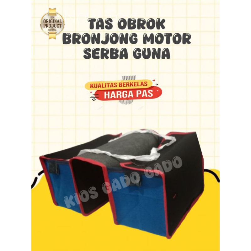 Tas Keranjang Motor Jumbo Permadani Kuat tebal