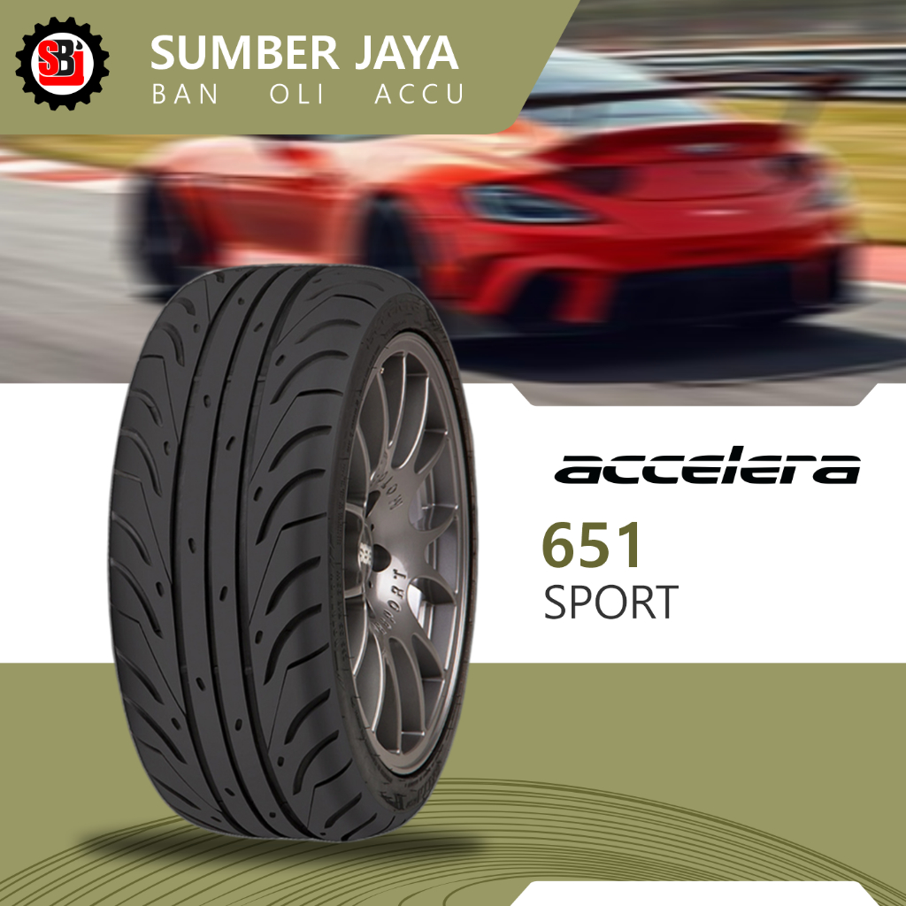 Accelera 651 Sport Semi Slick 195 55 R15 - Ban Mobil Brio Jazz Yaris Drag Saloom Semi Slick