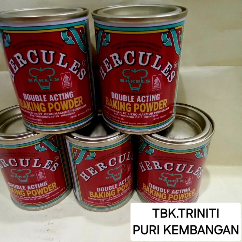 

HERCULES BAKING POWDER DOBEL ACTING 110 GRAM & 450 GRAM