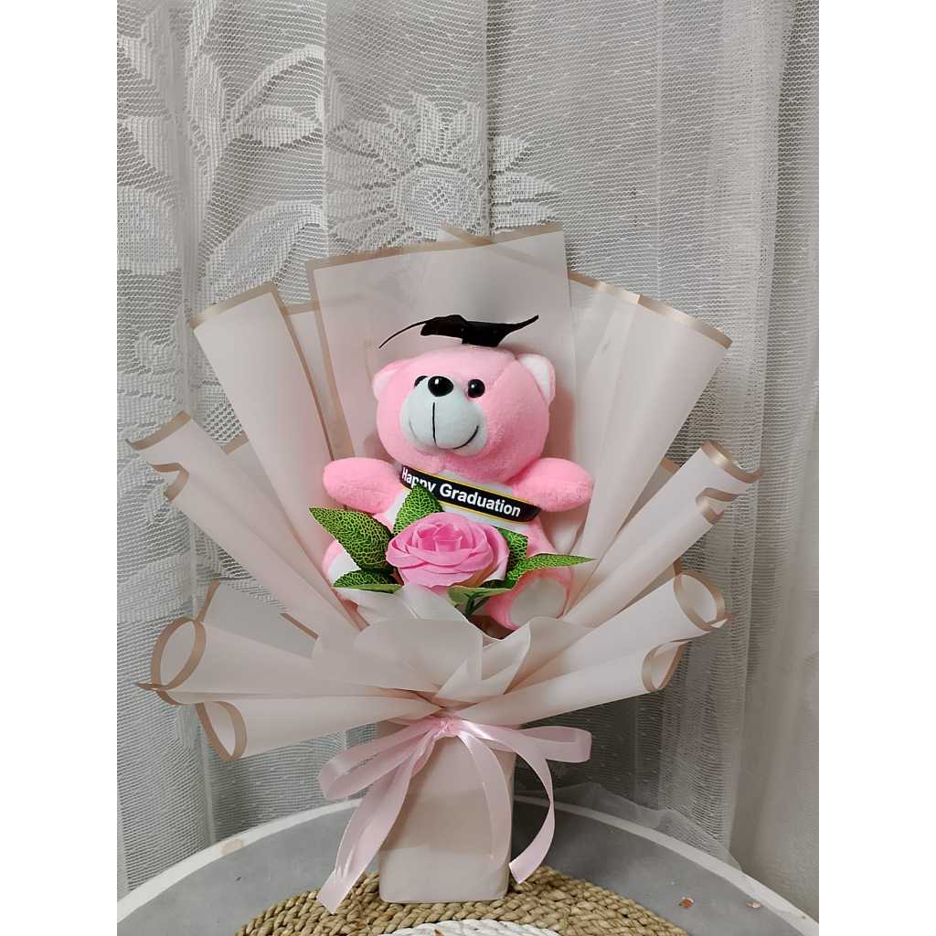 Bucket Boneka Wisuda Bucket boneka Bucket Bunga