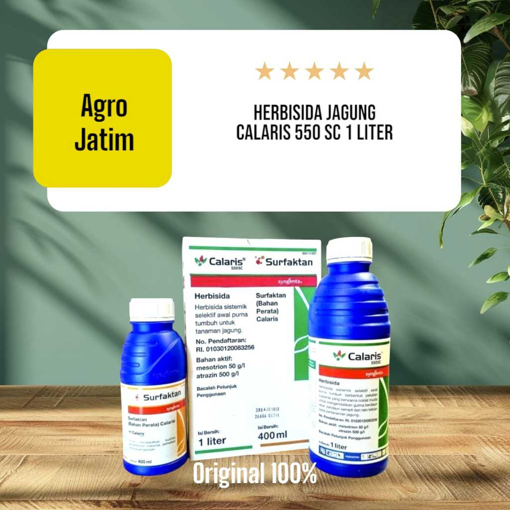 Paket Herbisida Jagung CALARIS 550 SC - 1 Liter BONUS KAOS