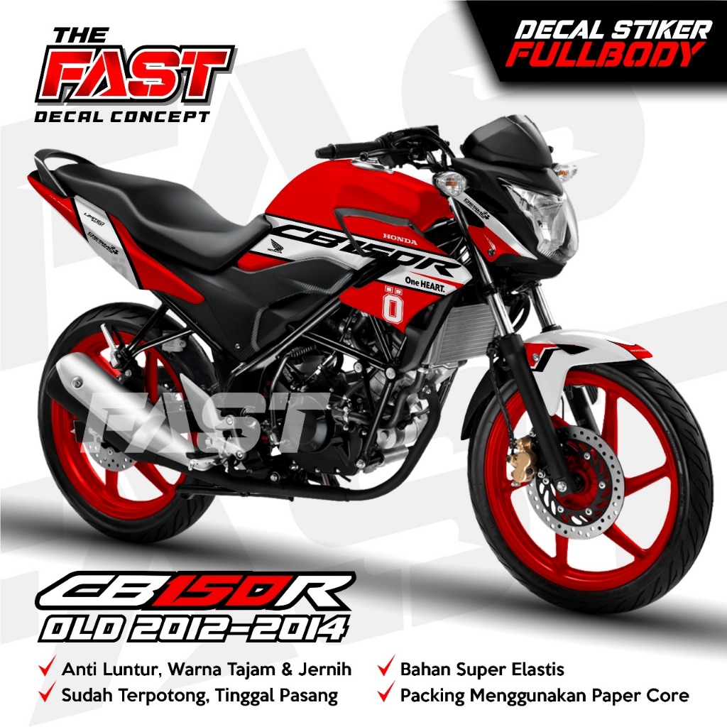 STIKER DECAL FULL BODY CB150R OLD / Decal CB150R Old Full Body_motif Onhil Terbaru