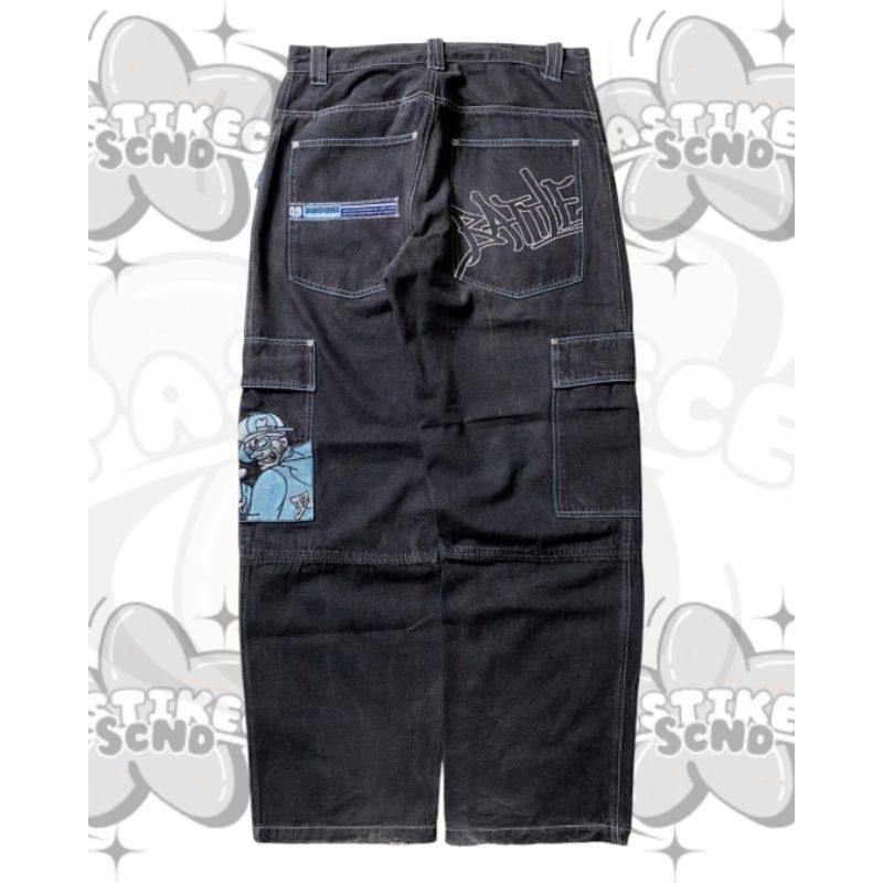BOBBY GANG CARGO JEANS Y2K || SCHOOL OF HARD KNOCKS || SEAN JOHN || SOUTHPOLE || FUBU || JNCO || BAG