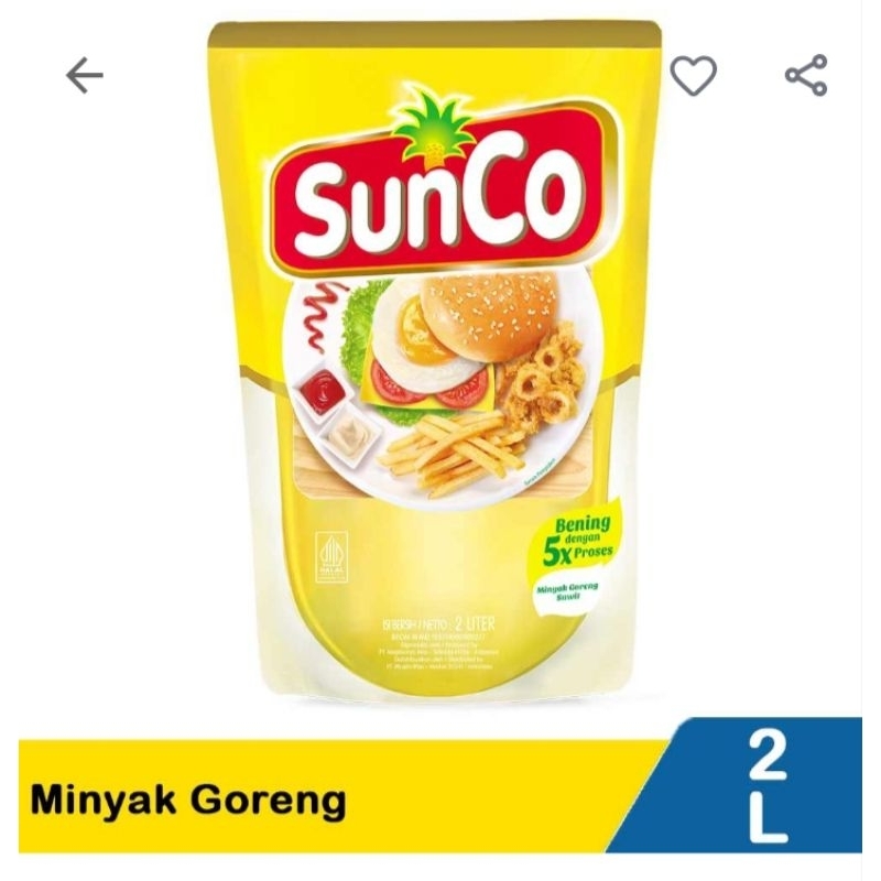 

MINYAK SUNCO 2 LITER/ MINYAK MURAH/ MINYAK SUNCO MURAH