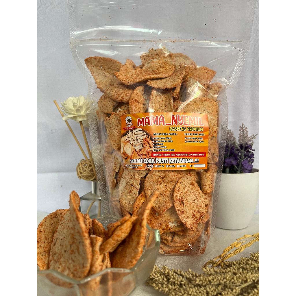 

Basreng KOIN PEDAS GURIH DAUN JERUK 250GR Basreng VIRAL PEDAS GURIH 250GR enak renyah murah