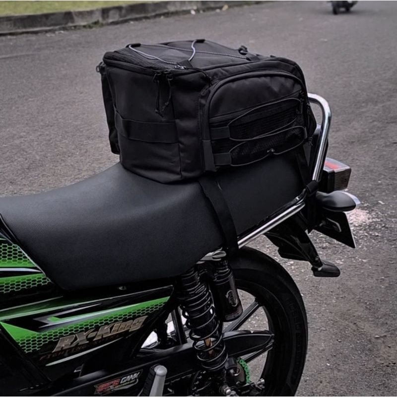 Tas bagasi sepeda motor matic,trail,motor sport dll,tas touring serbaguna,bonus raincover